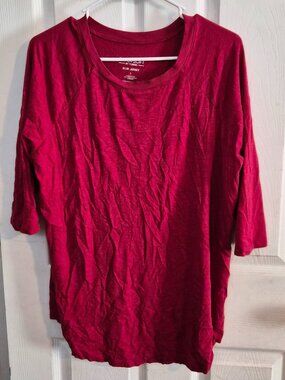 Classic Fit Super Soft Slub Crew Raglan Tee